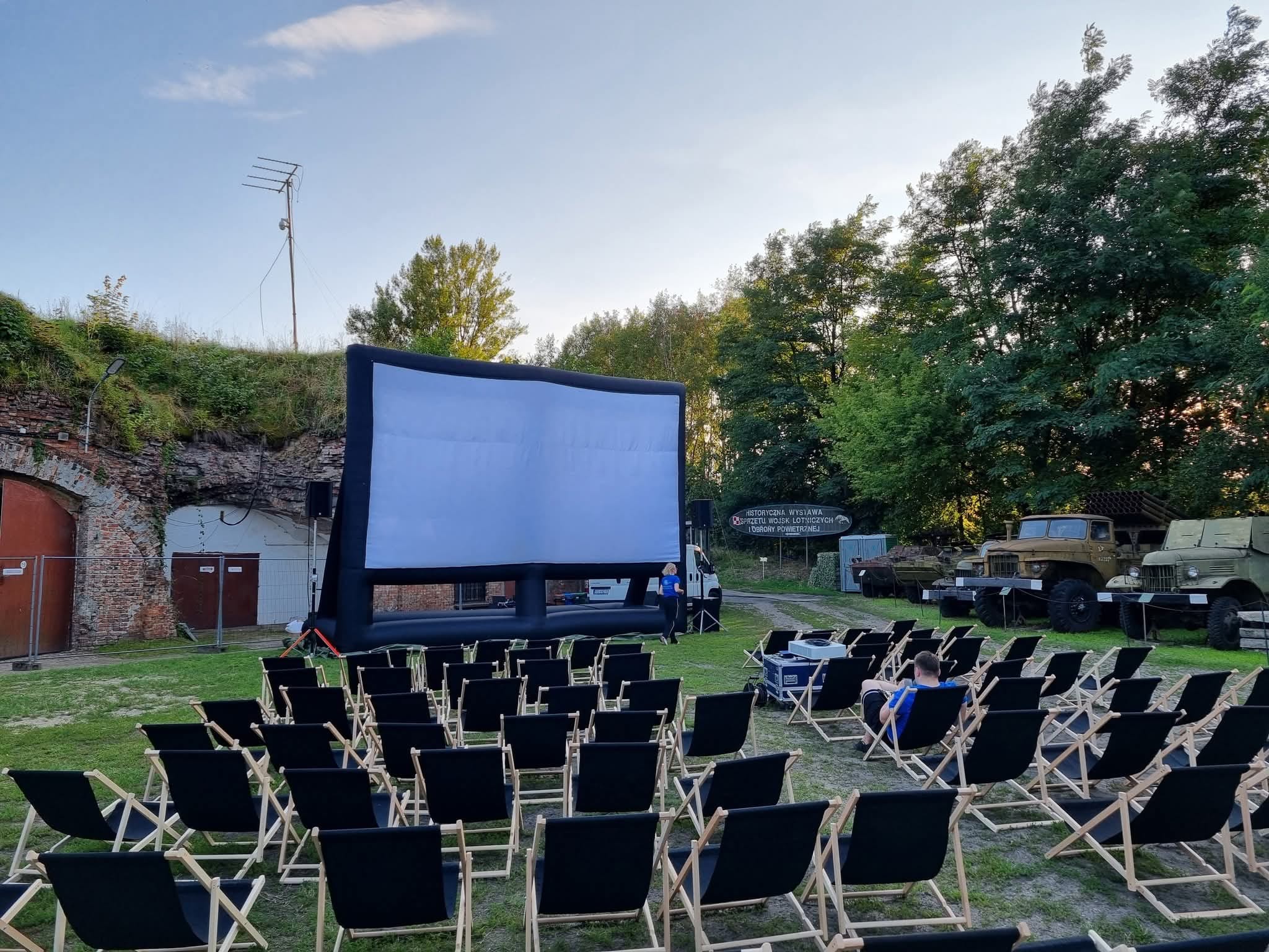 Duże kino plenerowe - wynajem Wrocław